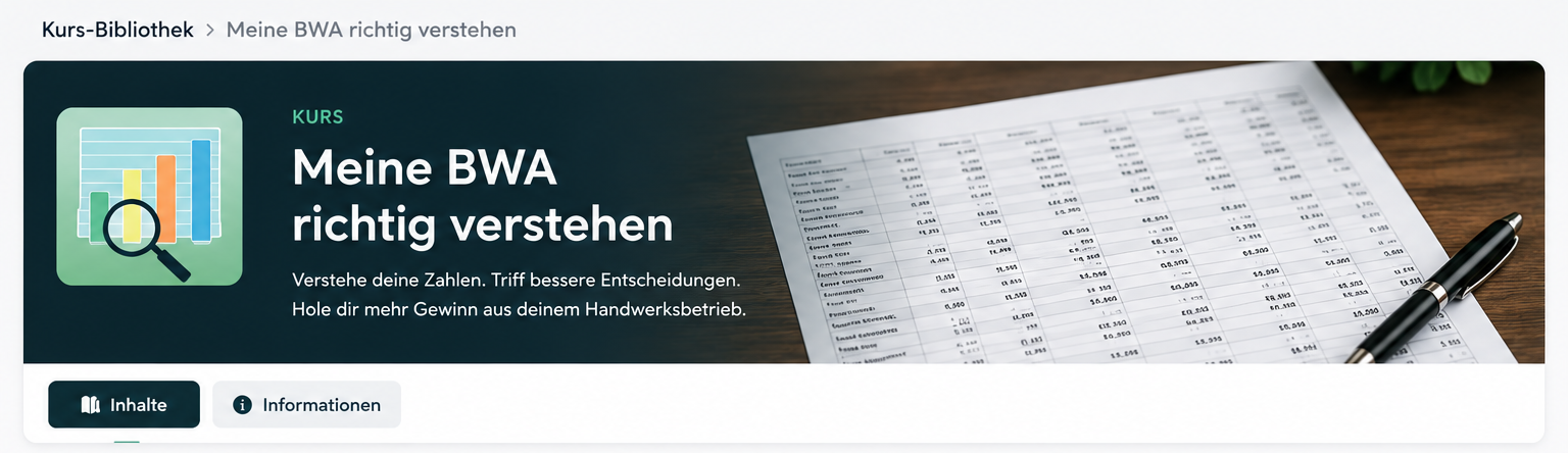 BWA Kurs – Meine BWA richtig verstehen